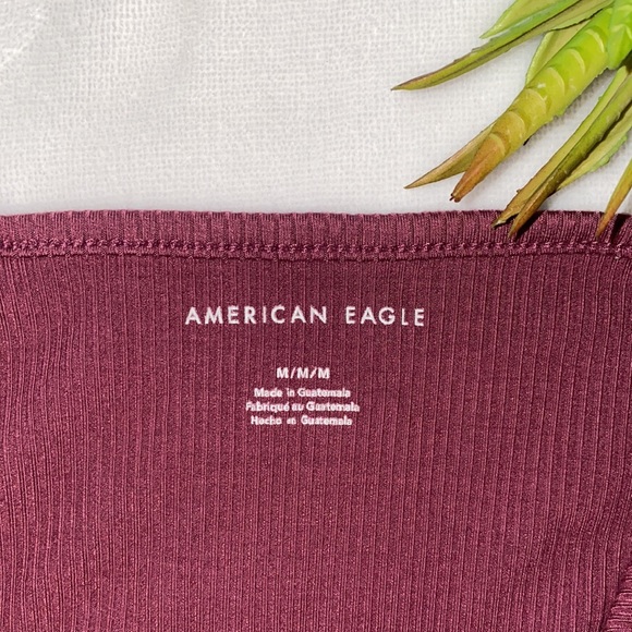 American Eagle pink spaghetti strap tank top. Size M. - Picture 3 of 3